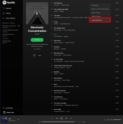 Spotify web player not working